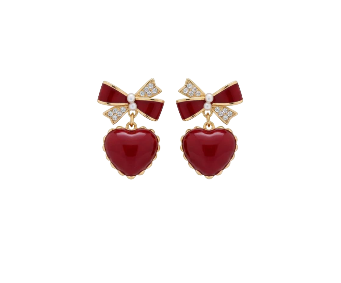 Midnight Petal Earrings