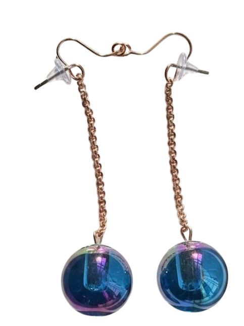 Ethereal Charm Earrings - Close-up view of premium artificial jewellery