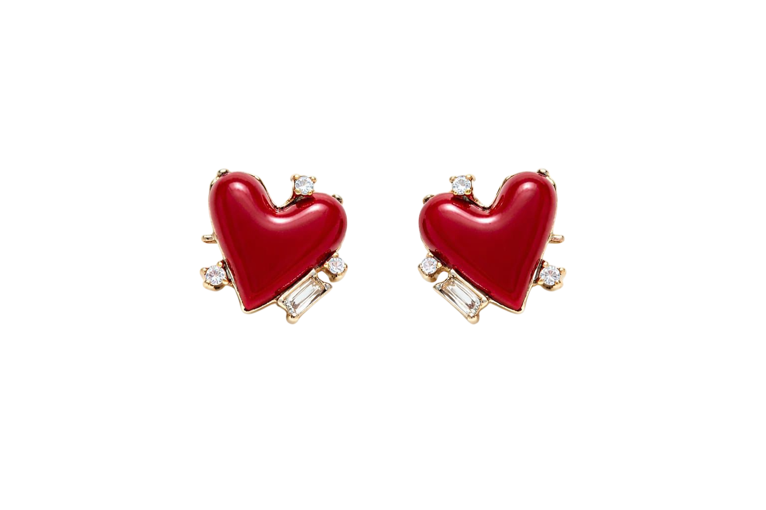Heart Hoops - Premium Artificial Jewellery by Blingish